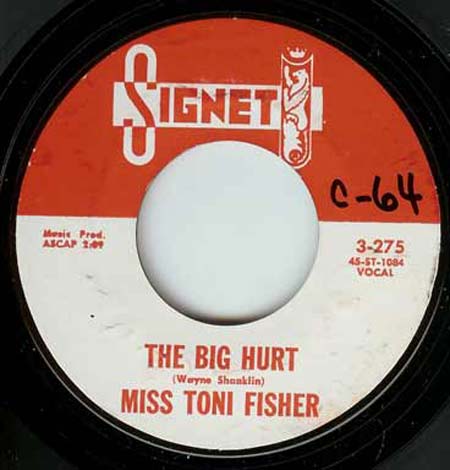 Fisher, Toni - The Big Hurt / Memphis Belle Album