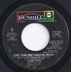 Four Tops - One Chain Don't Make No Prison / Turn On The Light Of Your Love CD