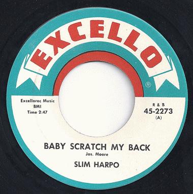 Baby Scratch My Back / I'm Gonna Miss You - Harpo, Slim