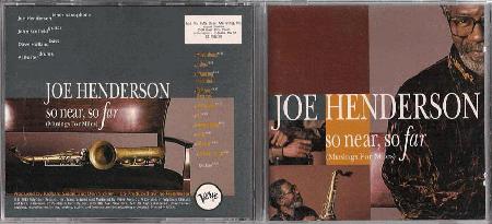 Henderson, Joe - So Near So Far Musings For Miles