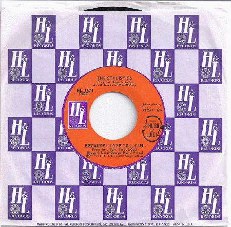 Stylistics - Because I Love You Girl / You Are Album