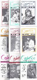 Various Authors Cadence Magazine Volume 12 1986 9 Issues BOOKS